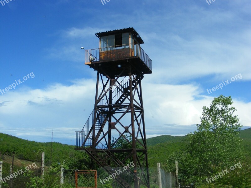 Tower Observatory Concentration Camp The Old Somewhere Free Photos