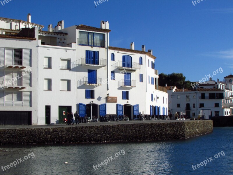 Cadaques Catalonia Sea Costa Brava Blue