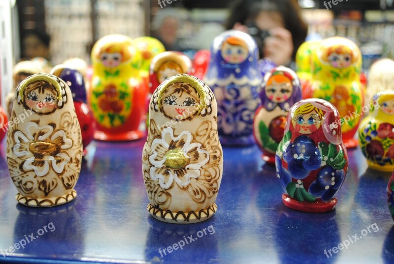 Matryoshka Doll Russian Traditional Czech