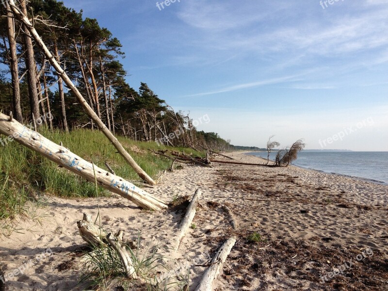 Baltic Sea Lake Beach Sea Bank