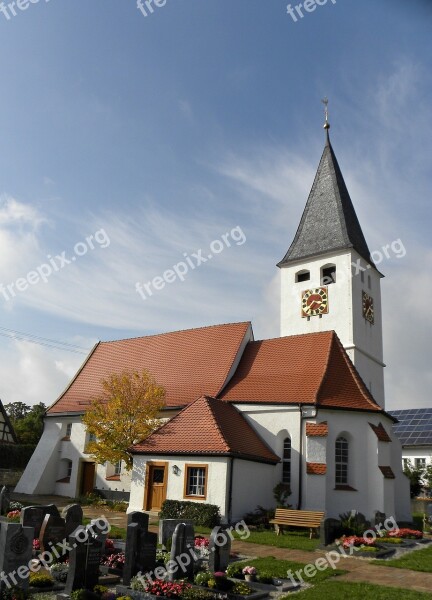 Church Cemetery Dornstadt Heroldstatt Free Photos