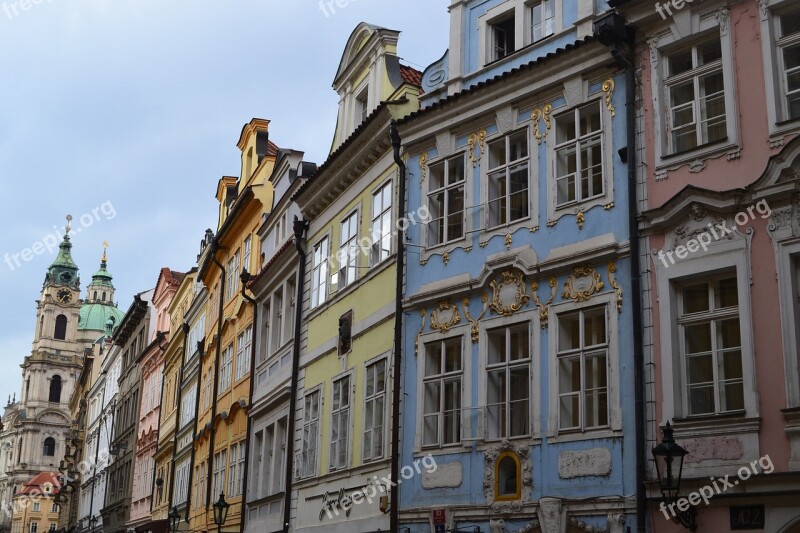 Prague Building Colorful Color City