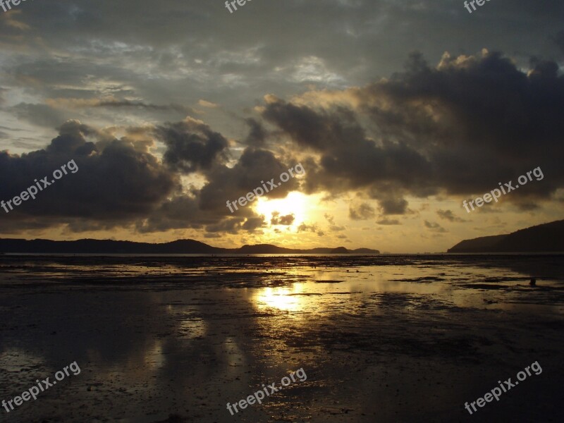 Sunset Beach Phuket Tides Free Photos