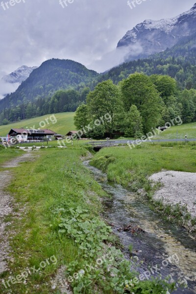 Alpine Mountain Landscape Mountain Landscape Mountains