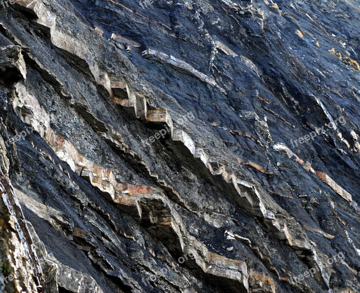 Rocks Flysch Beach Sopela Bizkaia