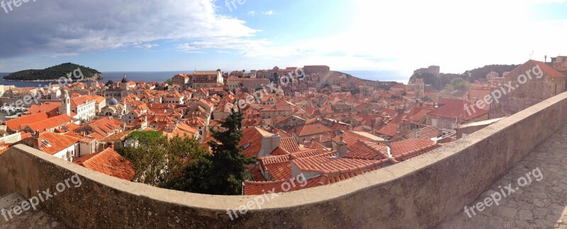 Dubrovnik Croatia Travel Europe Old