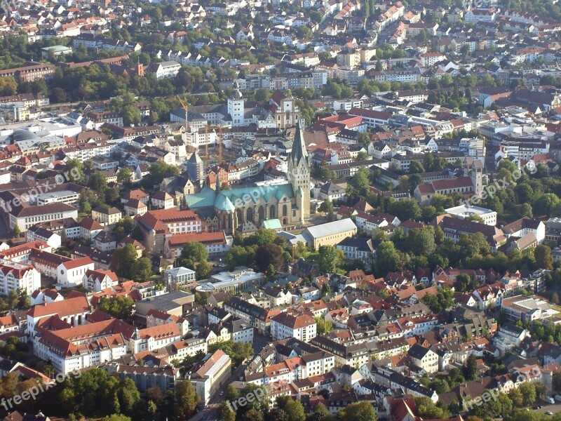 Paderborn Dom Aircraft Downtown Westfalen