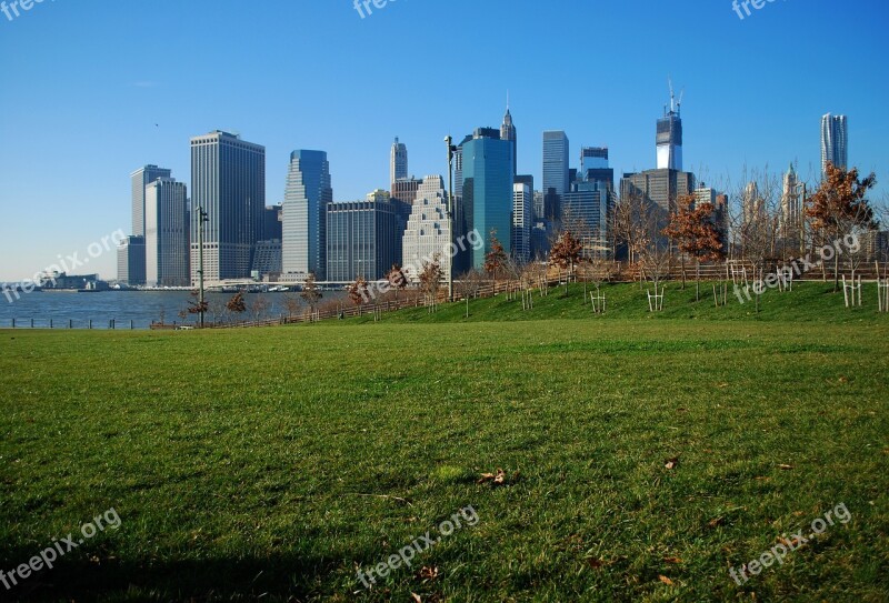 Manhattan City New Urban Skyline