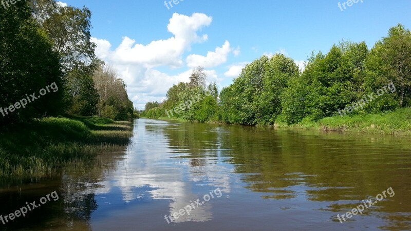 Finnish Vantaa River Wood Green