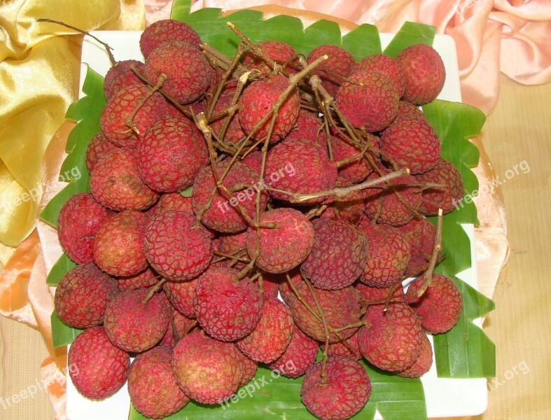 Lychee Litchi Chinensis Litchi Fruit Sweet