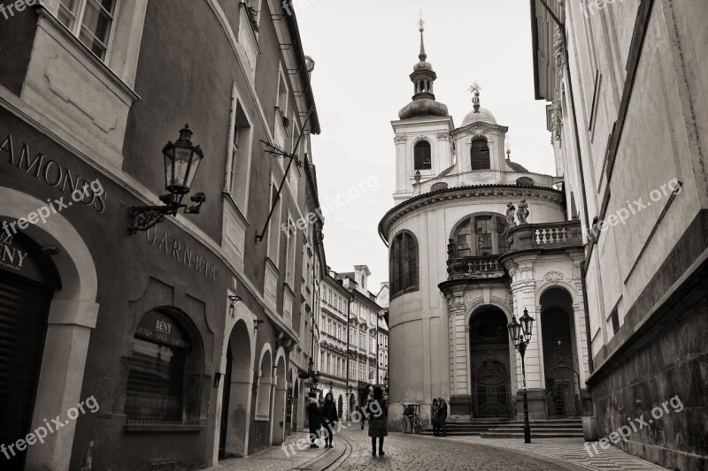 Prague Street Charles Tourists Free Photos