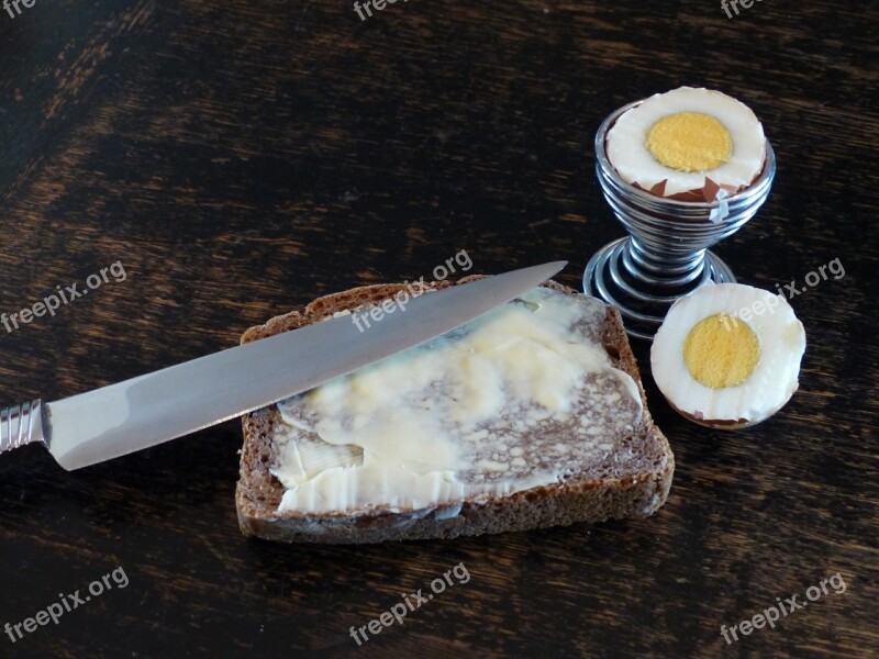 Bread And Butter Egg Knife Bread Eat