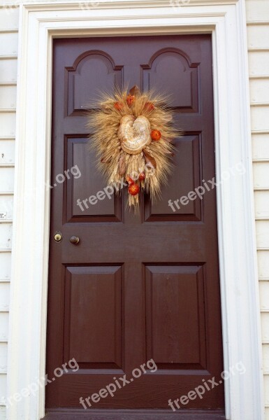 Door Wreath Christmas Decoration Winter