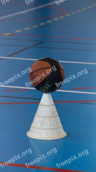 Sports Basketball Cone Ball Gym