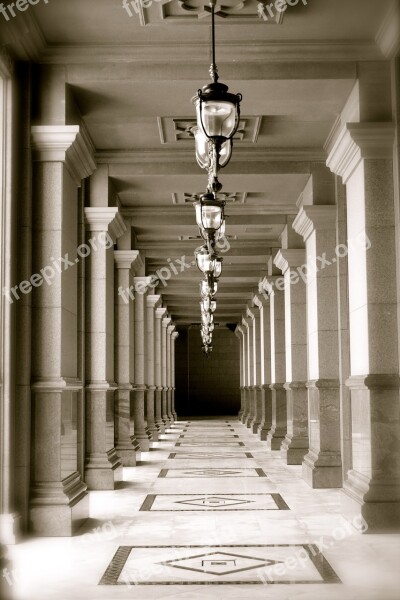 Corridor Architecture Hall Light Perspective