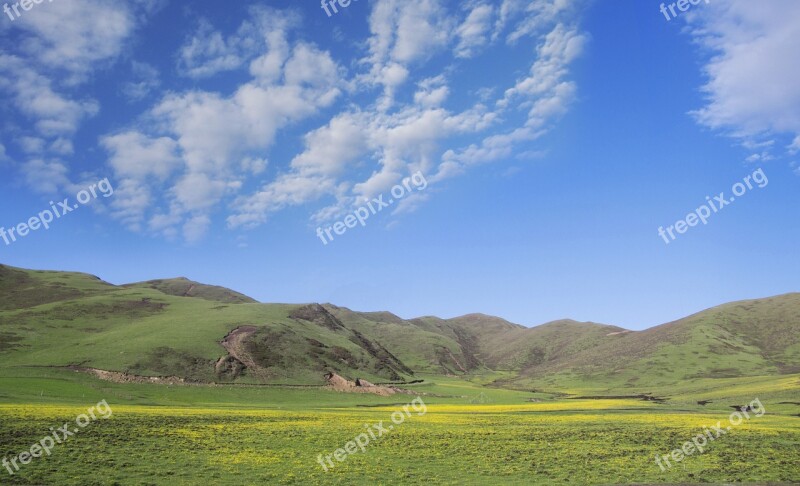 Prairie Sky White Cloud Free Photos