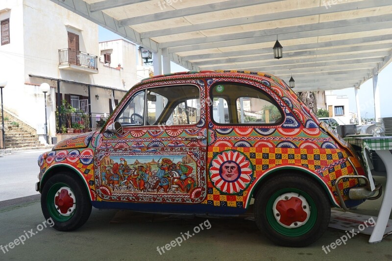 Sicily Car Italian Europe Vehicle