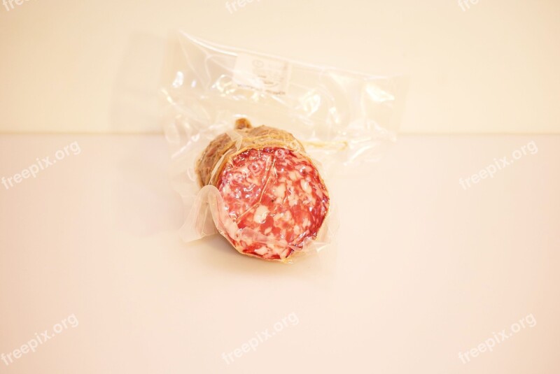 Salami Sausages Cold Cuts Typical Product Aperitif