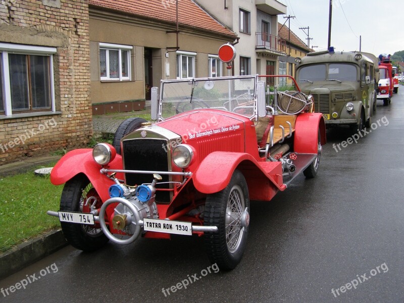 Auto Firefighters Retro Historical Anniversary Of The