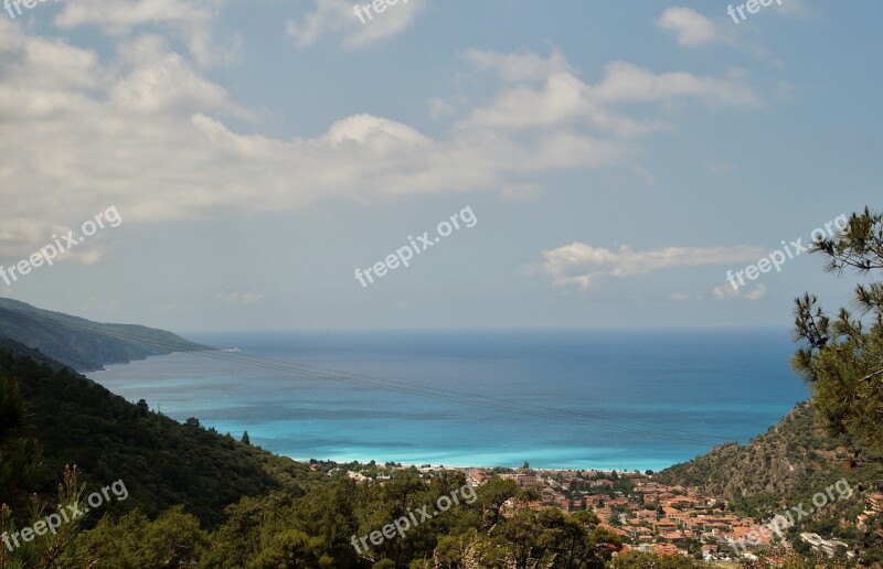 Turkey Marmaris Sea The View From Above Bird's Eye View