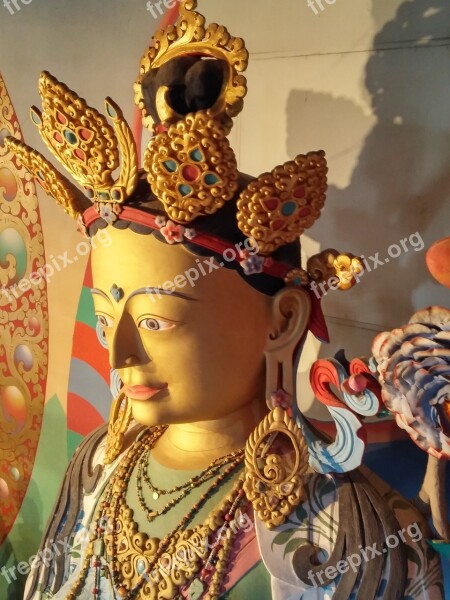 Temple Buddha Figure Deity Buddhism