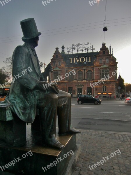 Copenhagen Tivoli Wrath Sculpture Tourism