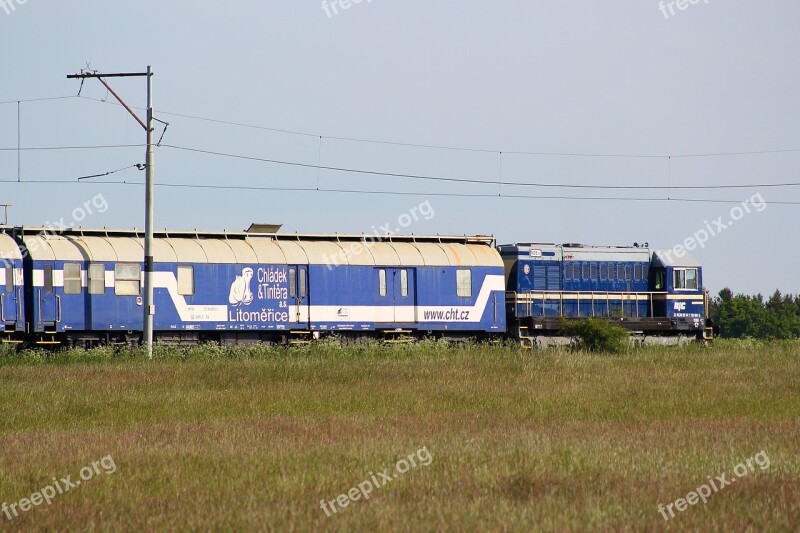 Arbeitszug Blue Diesel Locomotive Historically Free Photos