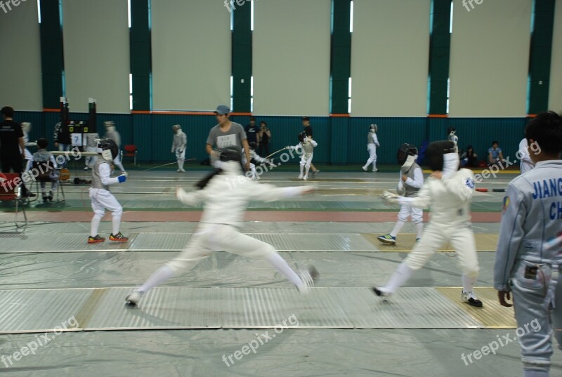 Fencing Fencer Fencing Training Fencing Tournament Free Photos