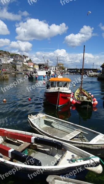 Boats Fishing Fisheries Village Coast