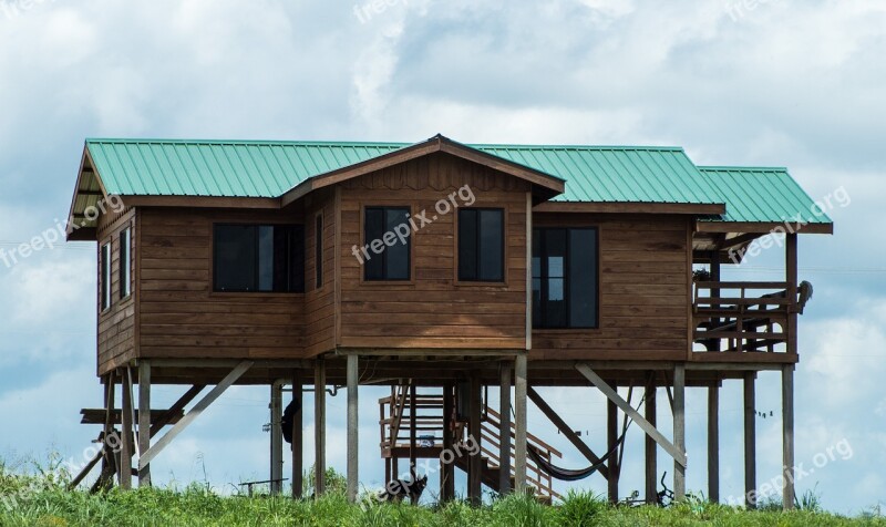 House Wooden Building Fancy Tropical