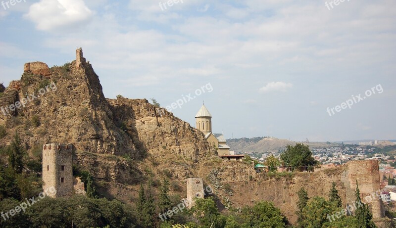 Tbilisi Georgia Travel Fortress Narikala