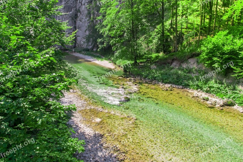 Waterfall Landscape River Water Nature