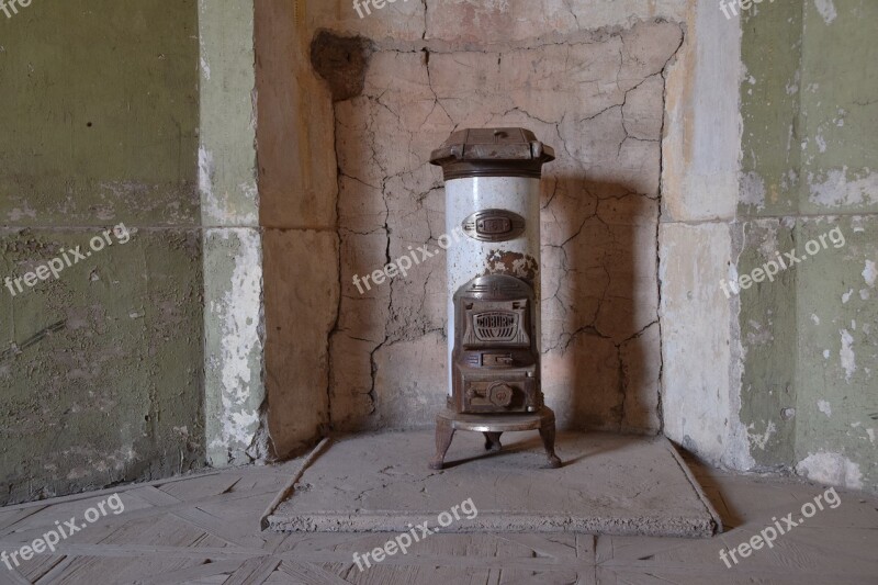 Kaštiel Jelšava Castle Old Stove