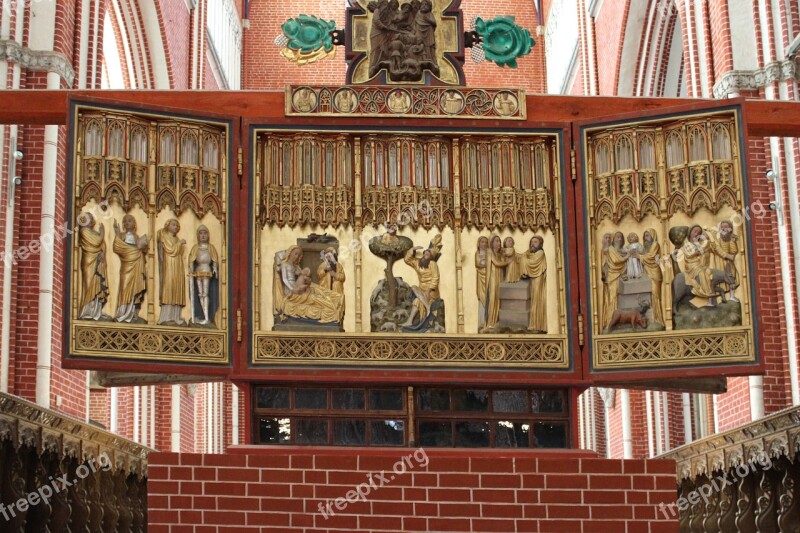 Altar Table Doberan Münster Cistercian Monastery Restored