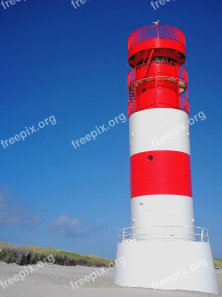 Helgoland Beach Lighthouse Island Sea Island