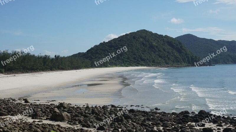 Minh Chau Beach Van Don Island Quang Ninh Viet Nam Free Photos