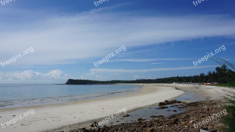 Minh Chau Beach Van Don Island Quang Ninh Viet Nam Free Photos