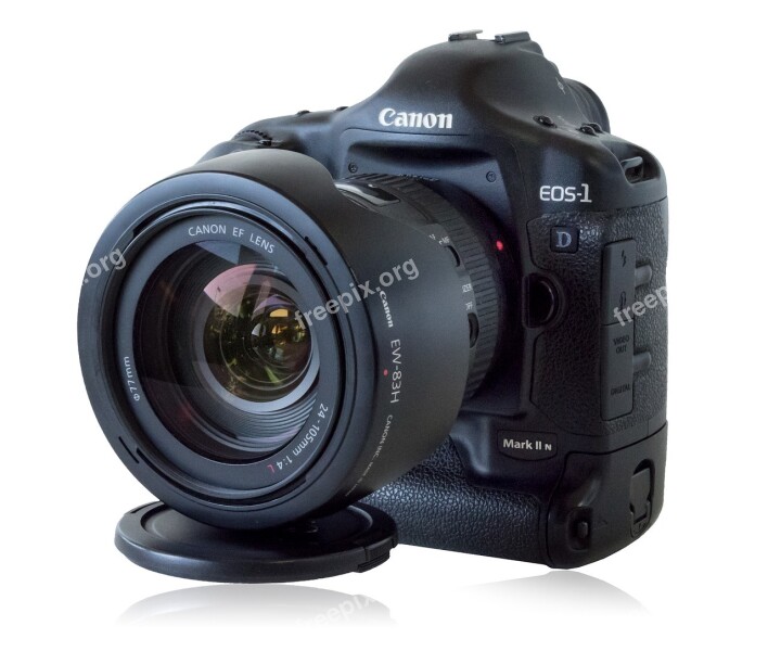 Canon 1d Camera Digital Lens Photography Isolated