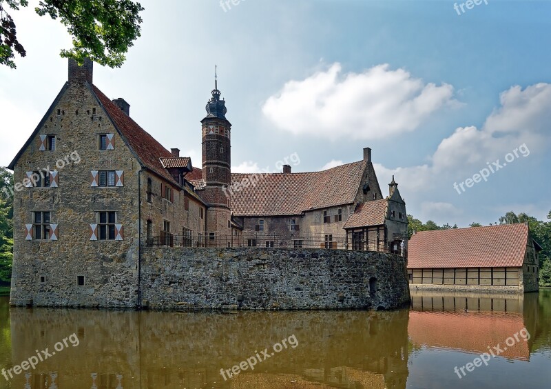 Germany Burg Vischering Münsterland Lüdinghausen Germany Water Castle Architecture