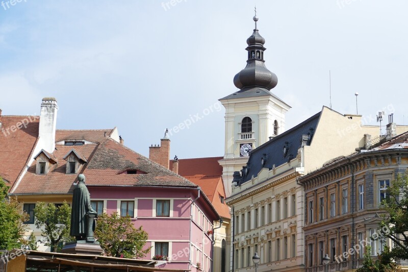 Sibiu Romania Transylvania Hermannstadt Architecture