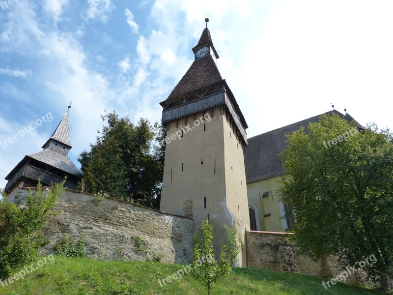 Transylvania Romania Biertan Historic Center Fortified Church