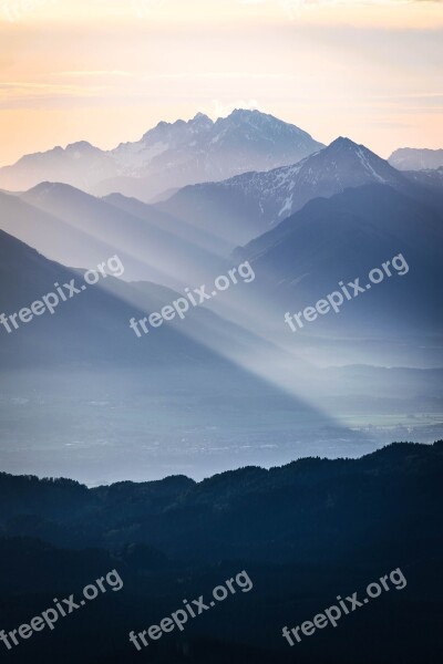 Sunrise Winter Morning Sky Pastel