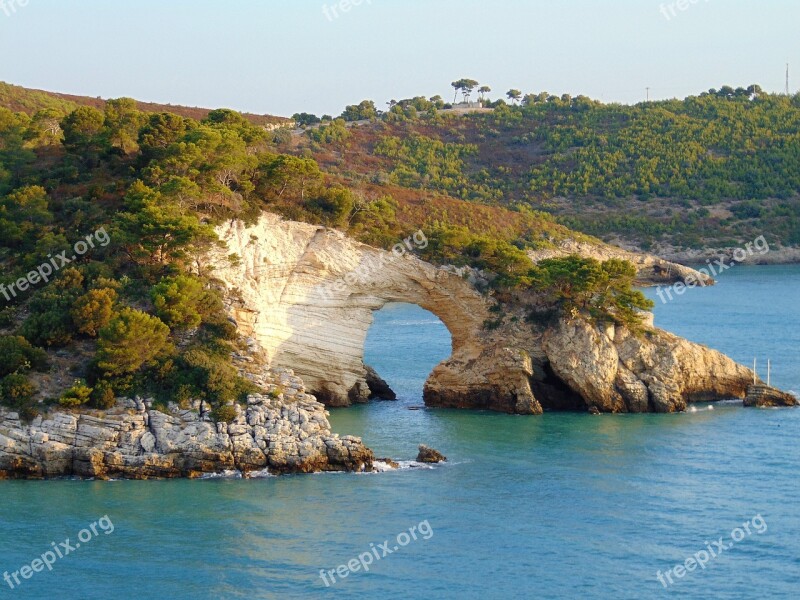 Puglia Vieste Gargano Sea Italy