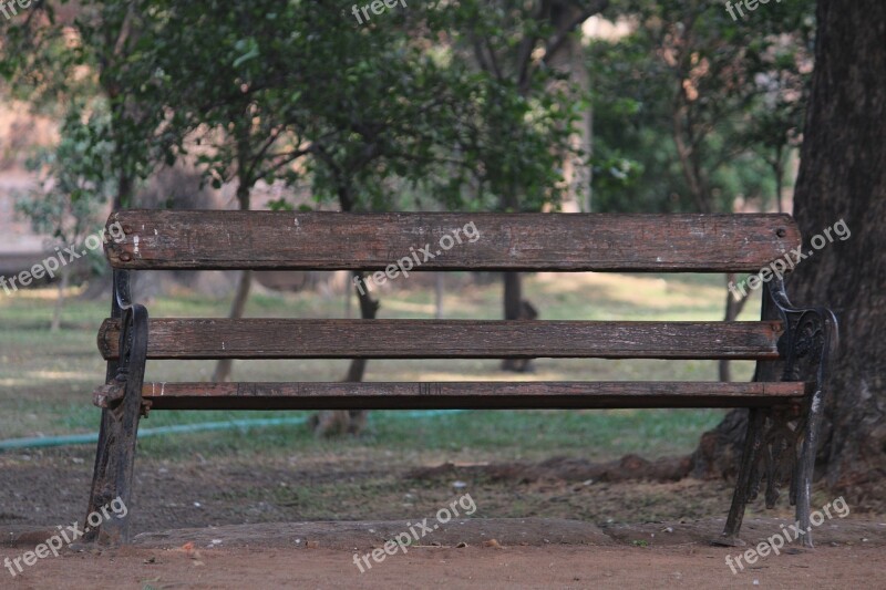 Empty Chair Landscape Remote Lonely Scenery