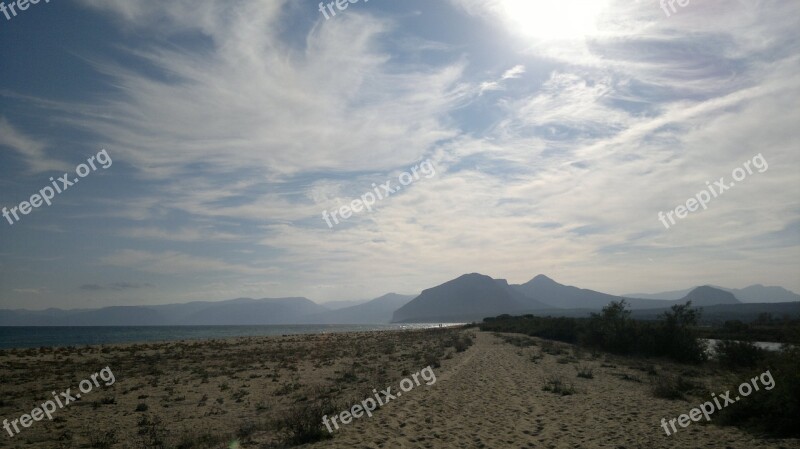 Sardinia Beach Sunset Summer Coast