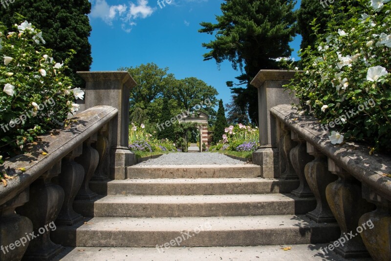 Stairs Architecture Gardens Archway Free Photos