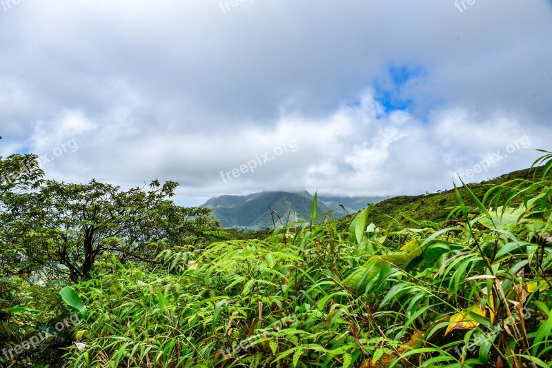 La Soufriere Volcano Table Rock Volcano St Vincent And The Grenadines Free Photos