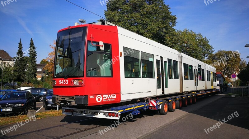 öpnv Tram Low-floor Cars Heavy Transport Repair