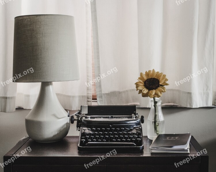 Desk Typewriter Office Writer Machine