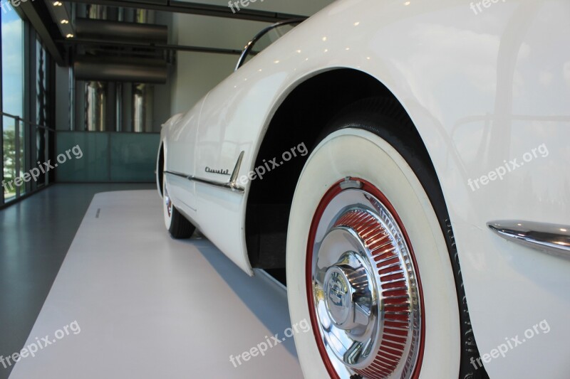 White Band Tyres Oldtimer Spokes Automotive Free Photos